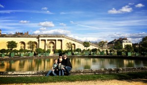 Means Family in Versailles Keryn Means Walking on Travels